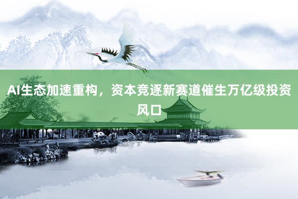 AI生态加速重构，资本竞逐新赛道催生万亿级投资风口