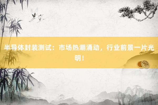 半导体封装测试：市场热潮涌动，行业前景一片光明！